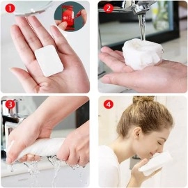 المنشفة السحرية المضغوطة